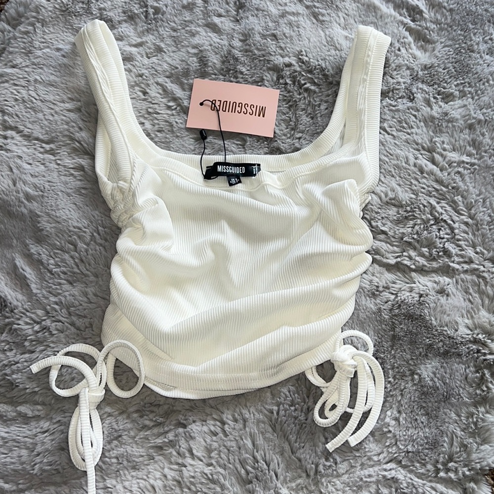 Ruched tank top